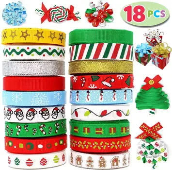 Joiedomi 18Pcs Christmas Ribbons
