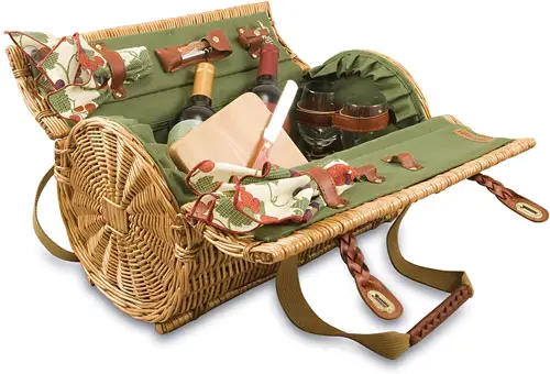 Picnic Time Verona Insulated Wine Basket