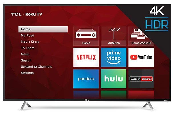 TCL 55S405 55-Inch 4K Ultra HD Roku Smart LED TV