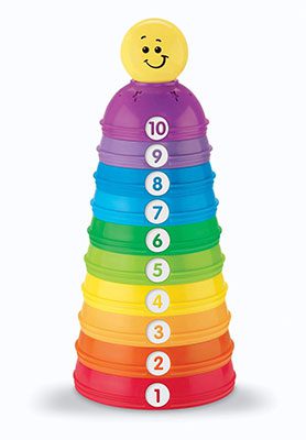 Fisher-Price Brilliant Basics Stack and Roll Cups