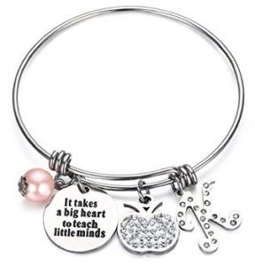 Teacher Bangle Bracelet-Teacher Gift