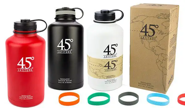 Degree Latitude Stainless Steel Insulated Water Bottle