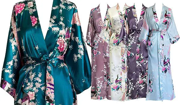 Old Shanghai Women's Kimono Long Robe