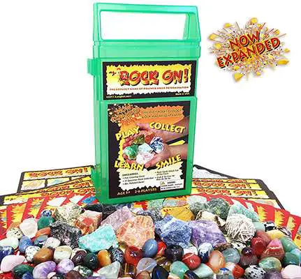ROCK ON! Geology Game with Rock & Mineral Collection