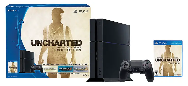 PlayStation 4 500GB Console - Uncharted: The Nathan Drake Collection Bundle