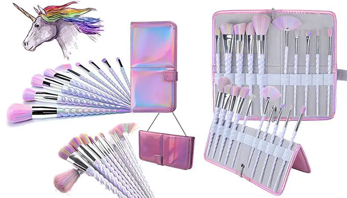 Ammiy Unicorn Makeup Brushes