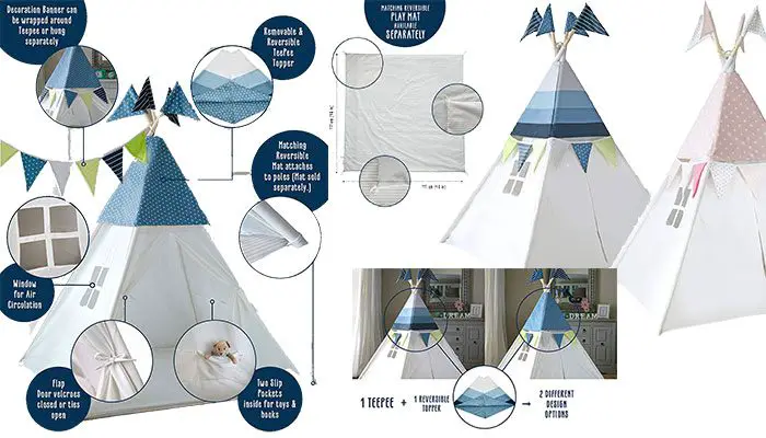 COZY CULTURE Teepee Tent