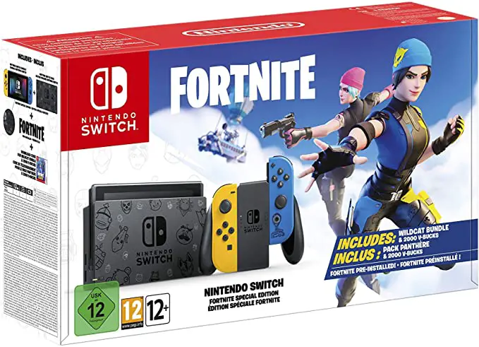 Nintendo Switch Fortnite Wildcat Bundle