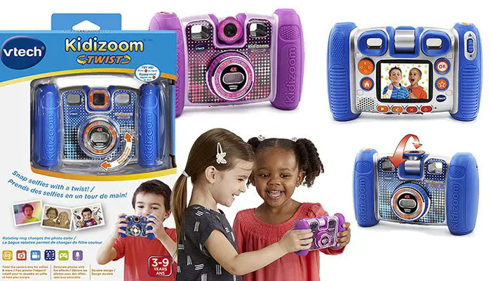 VTech Kidizoom Twist Connect Camera - Purple & Blue