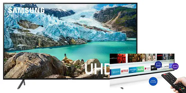 Samsung UN50RU7100FXZA Flat 50-Inch 4K UHD 7 Series Ultra HD Smart TV