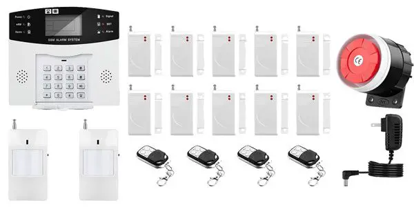 Thustar Home Alarm System Wirelss GSM Security System Kit Remote Control